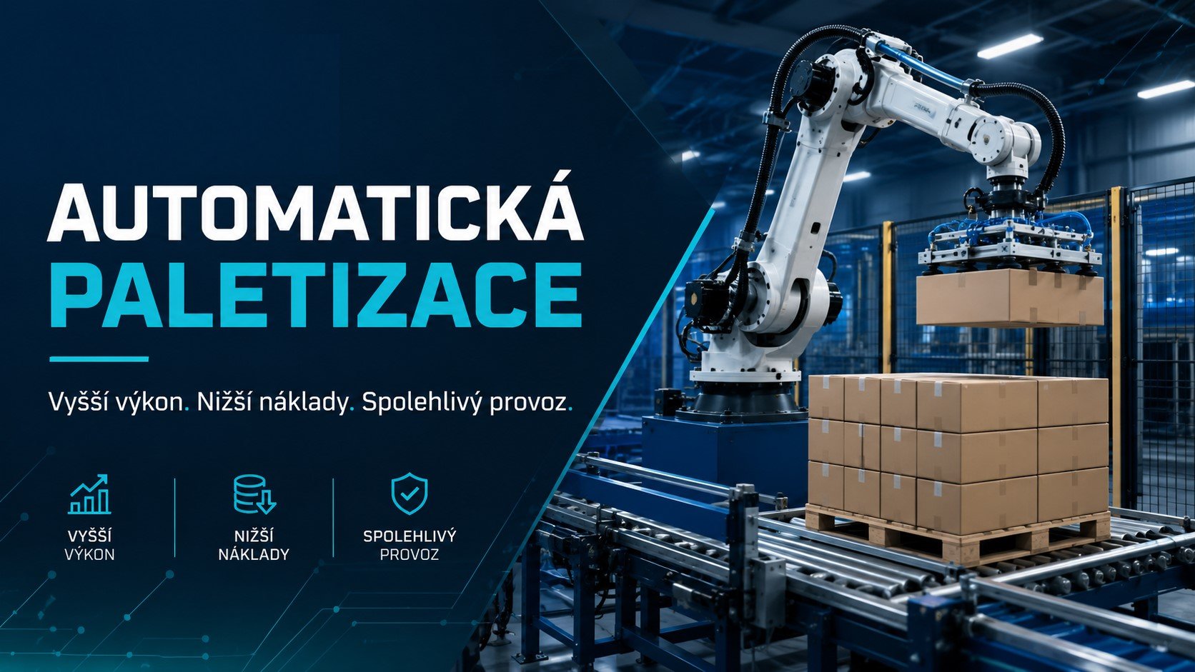 Automatická paletizace: efektivní cesta k moderní výrobě